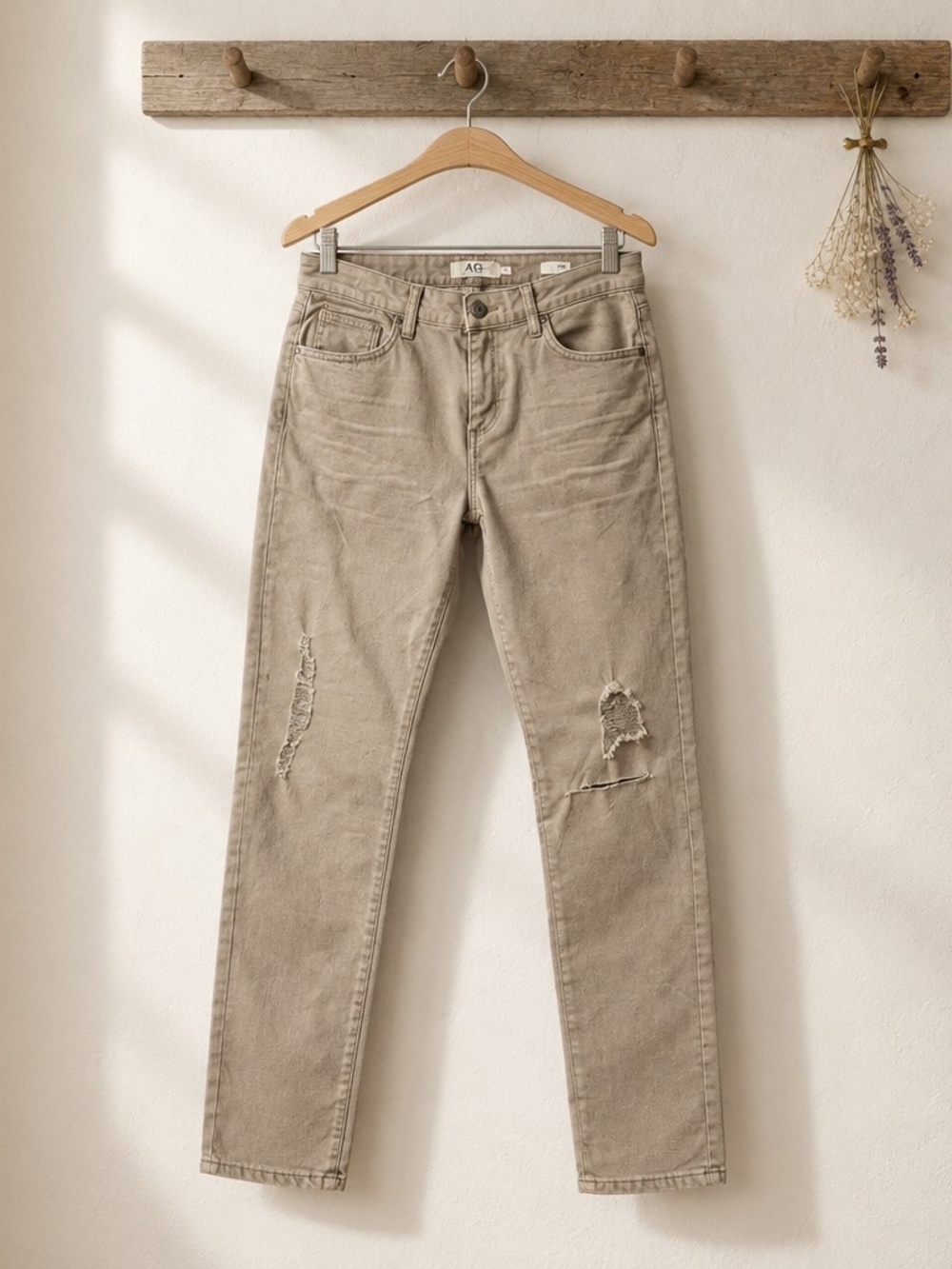 Arizona Jean co Khaki jeans Size 9 - Picture 3 of 5